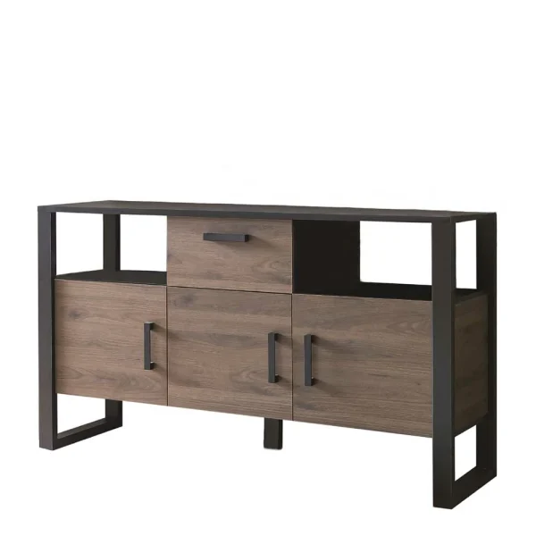 160x90x45 Sideboard Mit Zwei Offenen Fächern – Dudleys 1