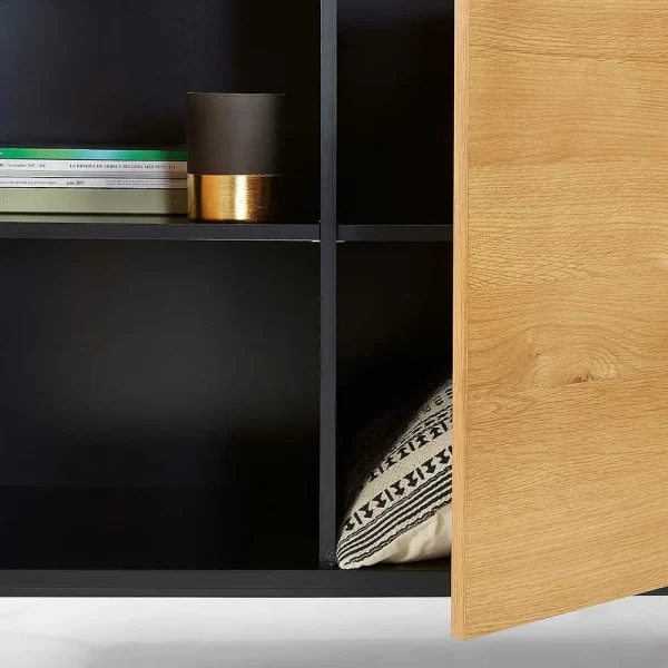 165cm Sideboard Aus Metall & Eiche Furnier – Dicunda 5