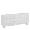 165x68x35 Sideboard In Weiß Lasiert – Vagniu 17
