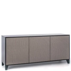 165x76x47 3-türiges Sideboard Mit Front Hellgrau – Nashville 10