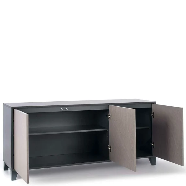 165x76x47 3-türiges Sideboard Mit Front Hellgrau – Nashville 4