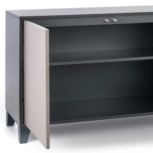 165x76x47 3-türiges Sideboard Mit Front Hellgrau – Nashville 14