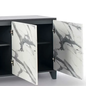 165x76x47 Türen Sideboard In Marmor Optik – Maisu 16