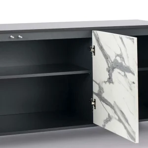 165x76x47 Türen Sideboard In Marmor Optik – Maisu 18