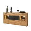 165x94x42 Sideboard Mit Glas & LED – Jalzico 14