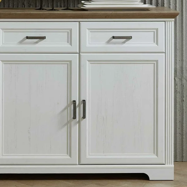 166x102x48 Landhaus Sideboard Mit Türen – Sinolita 4