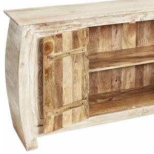 166x85x40 Cm Akazie Sideboard In White Wash – Omie 14