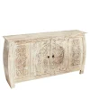 166x85x40 Cm Akazie Sideboard In White Wash – Omie 20