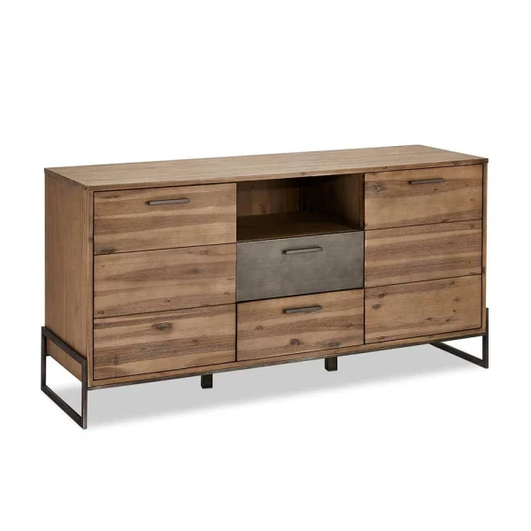 167x87x50 Factory Style Sideboard Aus Akazie – Intinesta 3