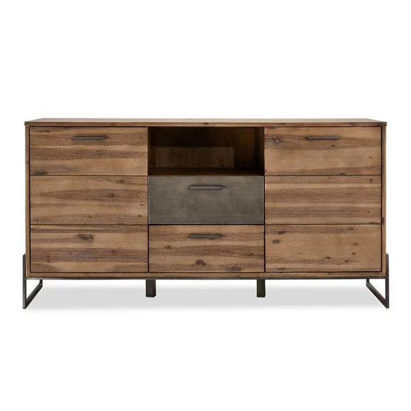 167x87x50 Factory Style Sideboard Aus Akazie – Intinesta 4