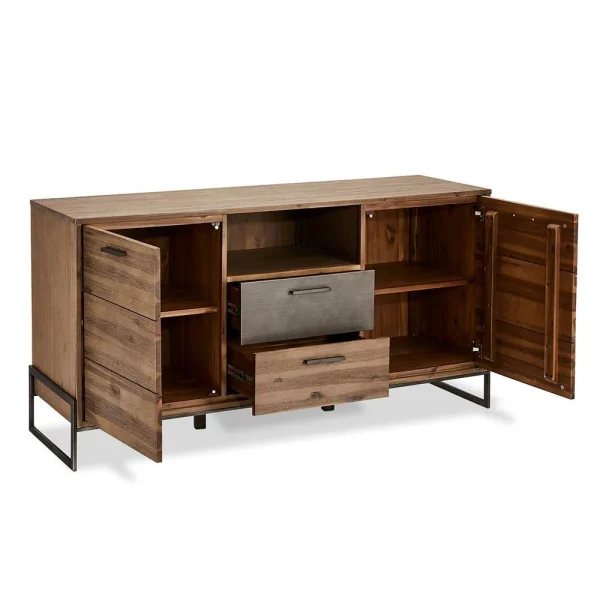 167x87x50 Factory Style Sideboard Aus Akazie – Intinesta 5