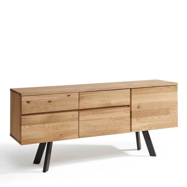 170x79x43 Industry Kommode Aus Wildeiche & Stahl – Sympatia 3