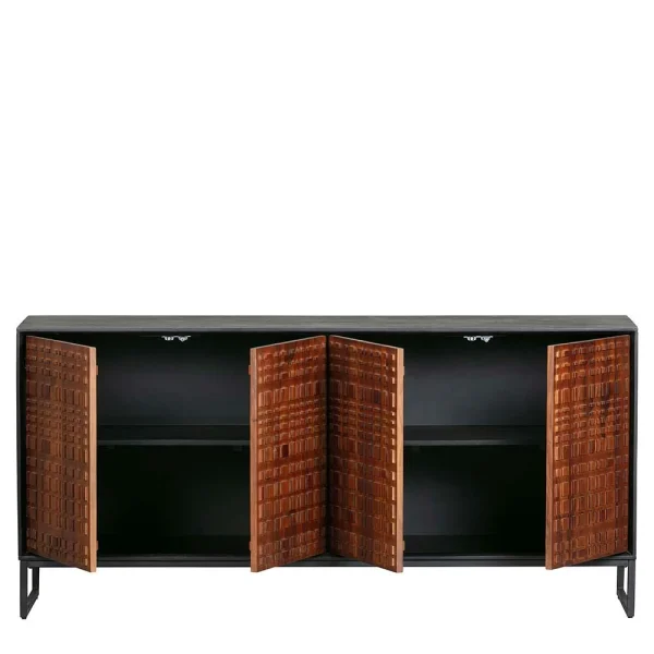 170x80x40 Retro Style Sideboard In Nussbaum – Montresor 4