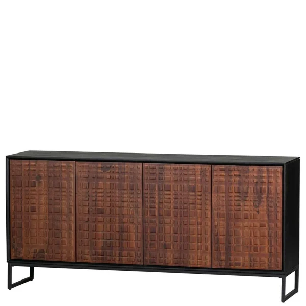 170x80x40 Retro Style Sideboard In Nussbaum – Montresor 1