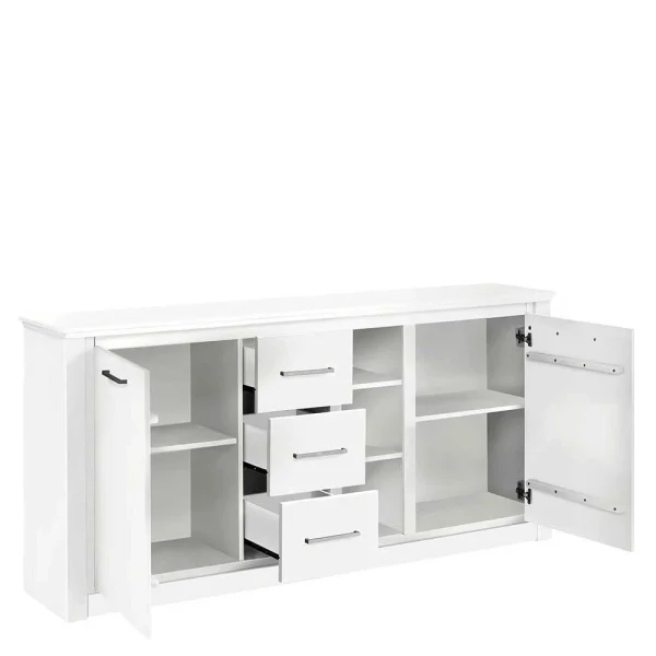 170x82x35 Weißes Sideboard Auf Sockel – Enzetra 4