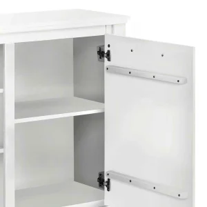 170x82x35 Weißes Sideboard Auf Sockel – Enzetra 18