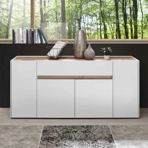 170x85x40 Sideboard In Weiß & Wildeiche – Nistefan 12