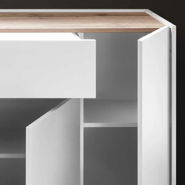170x85x40 Sideboard In Weiß & Wildeiche – Nistefan 6