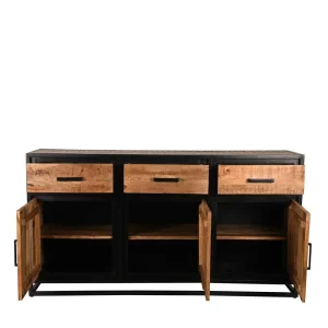 170x90x45 Industrial Sideboard Mit Bügelgestell Aus Metall – Piatrasun 14