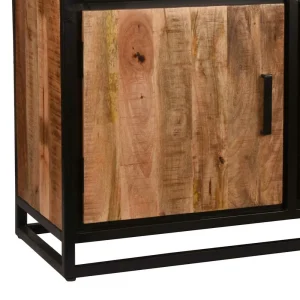 170x90x45 Industrial Sideboard Mit Bügelgestell Aus Metall – Piatrasun 16