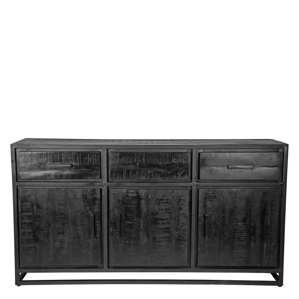 170x90x45 Industry Sideboard In Schwarz – Esturado 3