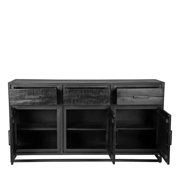 170x90x45 Industry Sideboard In Schwarz – Esturado 4