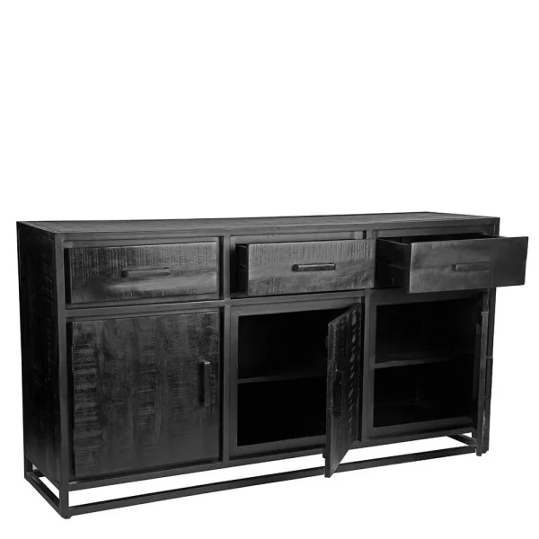 170x90x45 Industry Sideboard In Schwarz – Esturado 5
