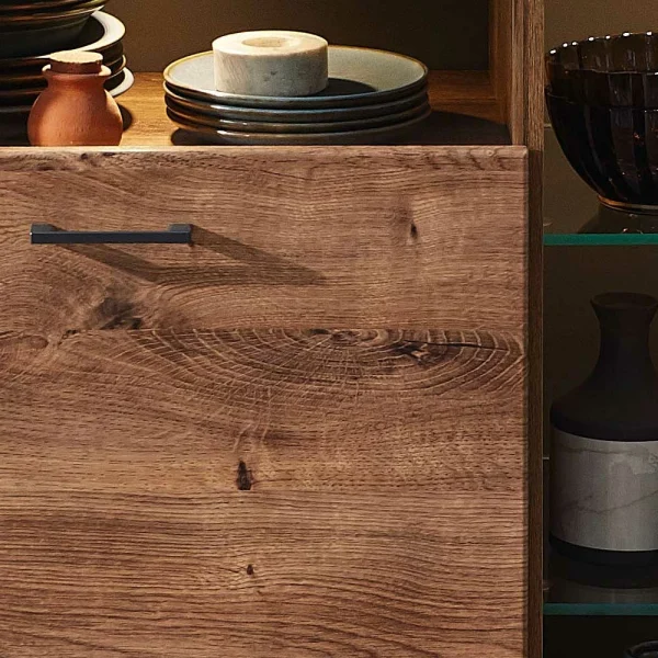 170x92x45 Sideboard In Eiche Dunkel & Grau – Maveira 5