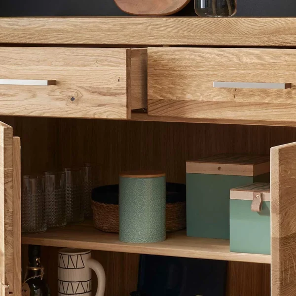 170x92x45 Wildeiche Sideboard Aus Geöltem Massivholz – Loitons 7