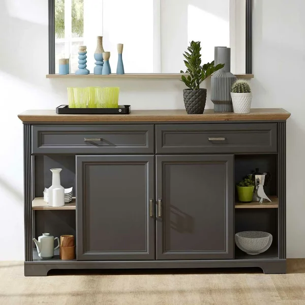 171x102x48 Landhaus Sideboard In Grau – Thumbs 3