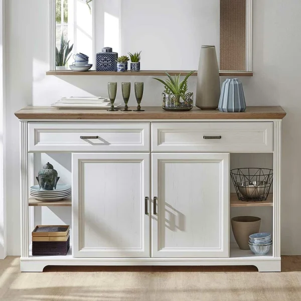 171x102x48 Sideboard In Weiß & Eiche – Sinolita 3