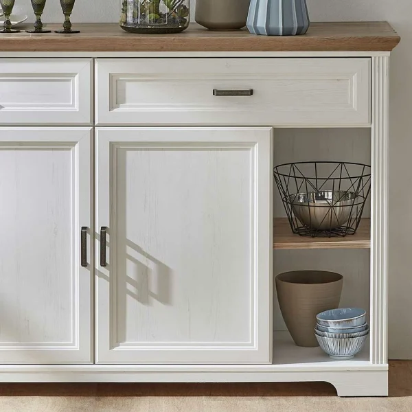 171x102x48 Sideboard In Weiß & Eiche – Sinolita 4
