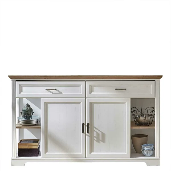 171x102x48 Sideboard In Weiß & Eiche – Sinolita 1