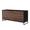175x76x46 Sideboard In Akazie & Schwarz – Tyziona 20