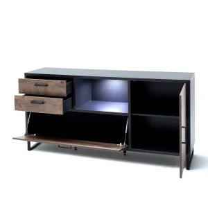 177x86x45 Design Sideboard In Eiche Dunkel Dekor – Emjedov 14