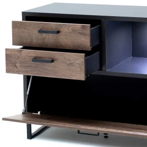 177x86x45 Design Sideboard In Eiche Dunkel Dekor – Emjedov 16