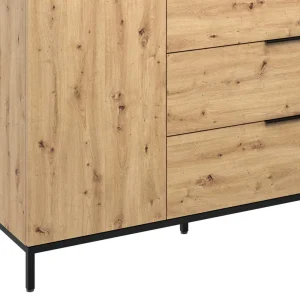 180x113x40 Hohe Kommode In Asteiche Optik – Vunsci 14
