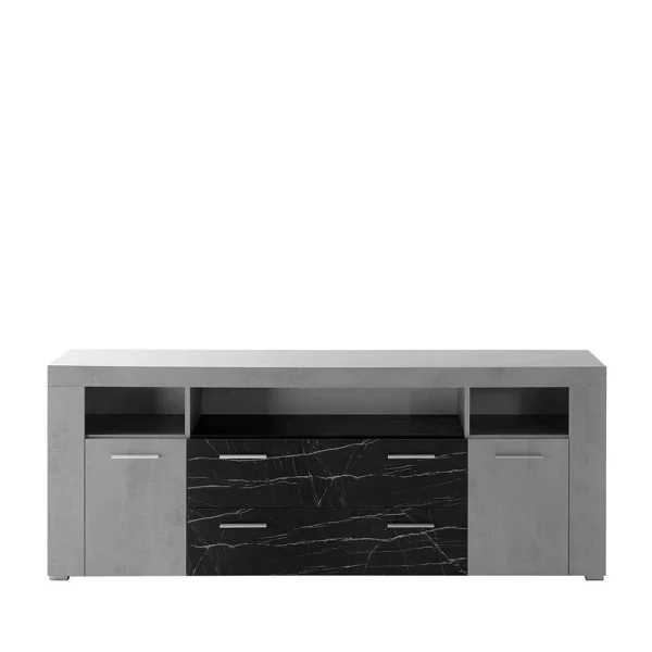 180x70x40 Betonoptik Sideboard Mit Metallgriffen – Evelba 4