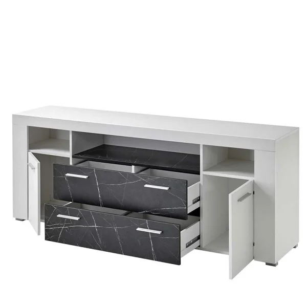 180x70x40 Cm Wohnzimmer Sideboard In Weiß – Vaffonia 5