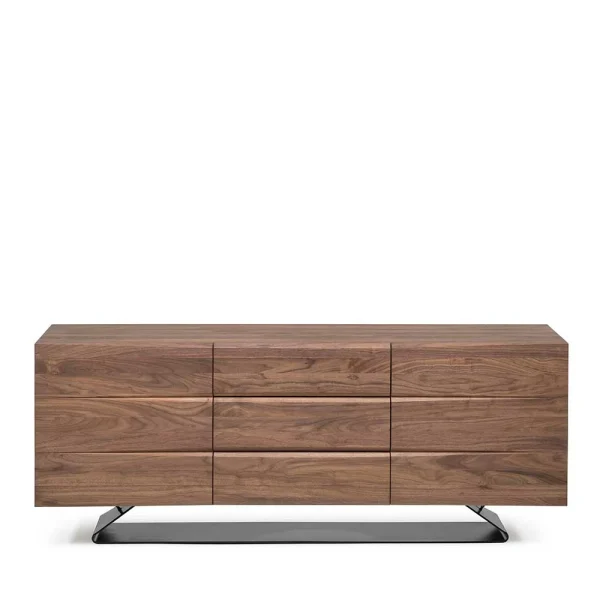 180x70x45 Design Kommode Aus Nussbaum Holz – Dexter 3