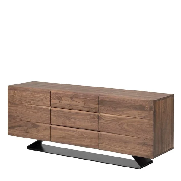 180x70x45 Design Kommode Aus Nussbaum Holz – Dexter 1