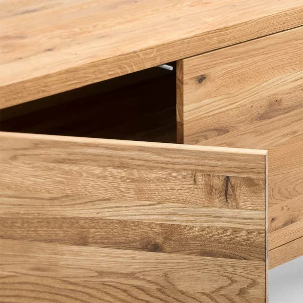 180x75x45 Asteiche Sideboard Mit Metallfüßen – Ventida 5