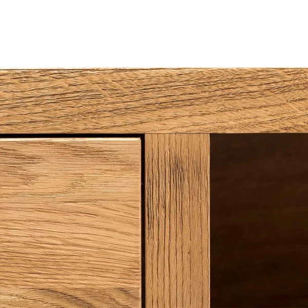180x75x45 Asteiche Sideboard Mit Metallfüßen – Ventida 7