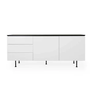 180x76x45 Sideboard In Weiß & Schwarz – Marano 10