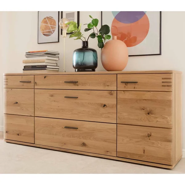 180x78x44 Sideboard Mit Furnier Eiche Bianco – Crupean 4