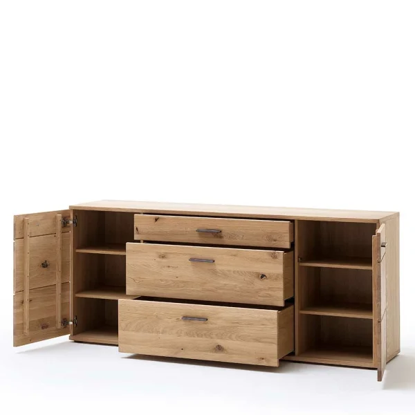 180x78x44 Sideboard Mit Furnier Eiche Bianco – Crupean 5
