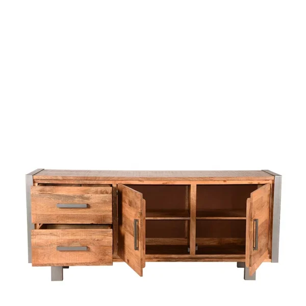 180x78x45 Cm Sideboard Aus Massivholz Mango – Suvernos 5