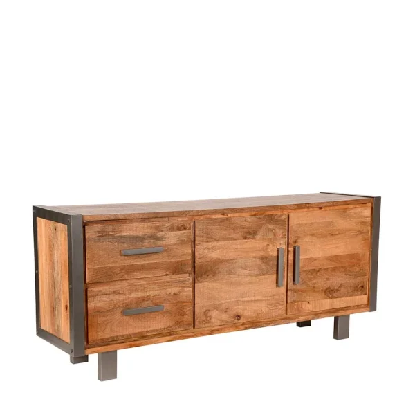 180x78x45 Cm Sideboard Aus Massivholz Mango – Suvernos 1