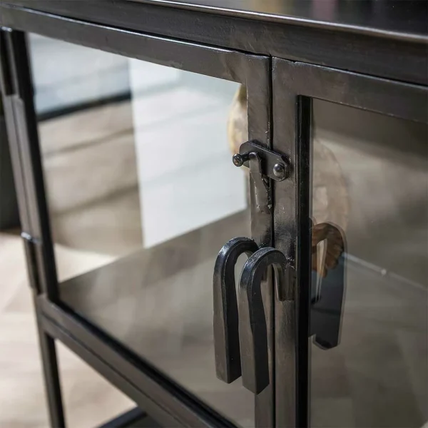 180x80x40 Sideboard Aus Metall & Glas – Brayden 5
