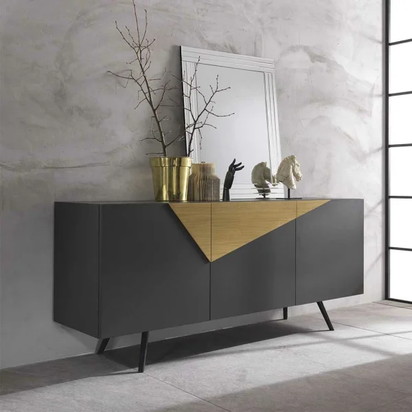 180x80x50 Design Anrichte Mit Drei Türen – Dioba 3